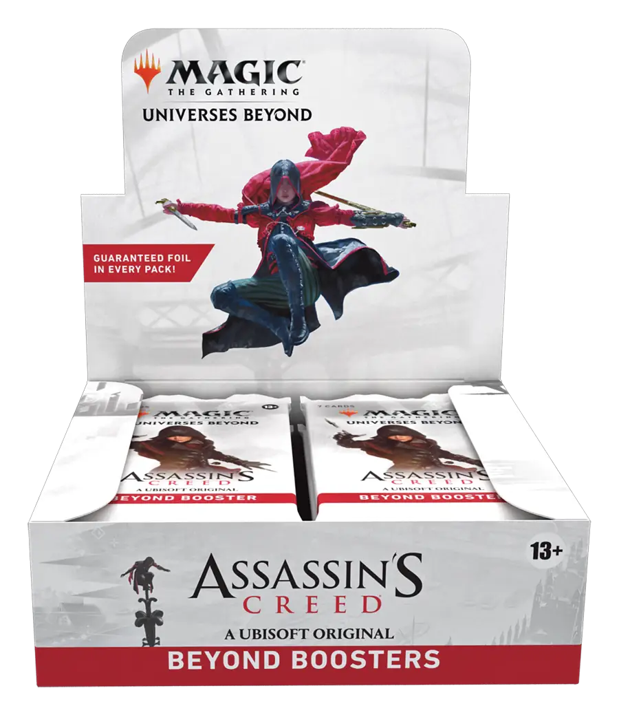 Magic: The Gathering MTG Universes Beyond: Assassin’s Creed - Beyond Booster Display - Magic Card Box