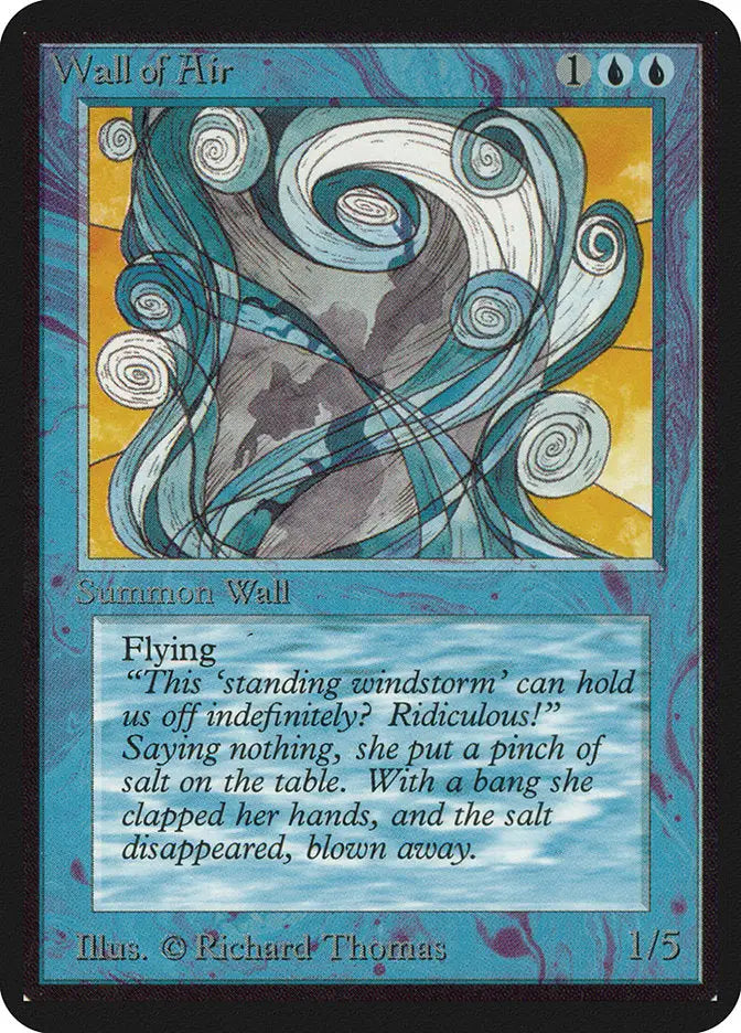 Magic: The Gathering MTG Wall of Air [Alpha Edition] Graded CGC 6.5 Ex/NM+ - Magic Card Single