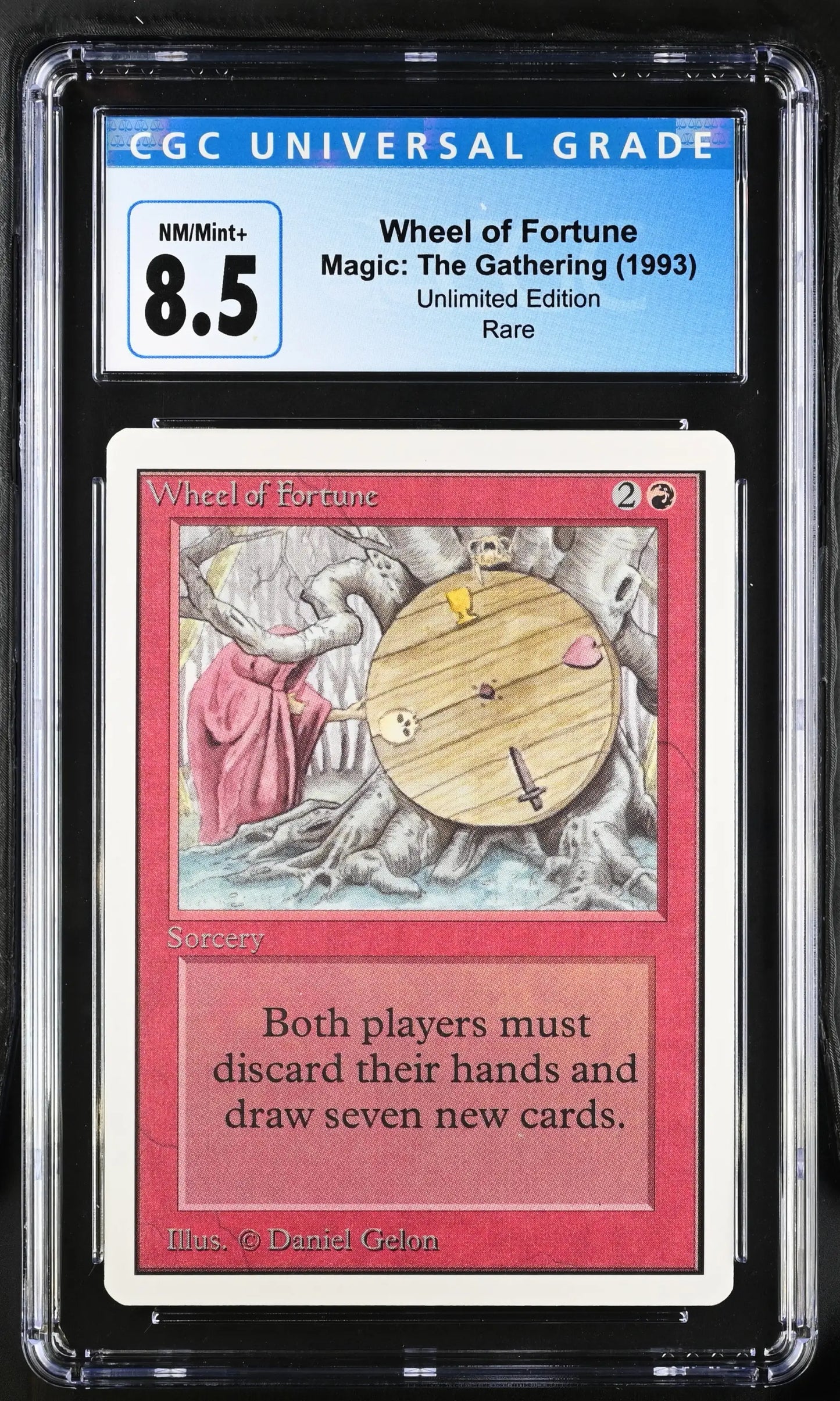 Magic: the Gathering MTG Wheel of Fortune [Unlimited Edition] Graded CGC 8.5 NM/Mint+ - Magic Card Single