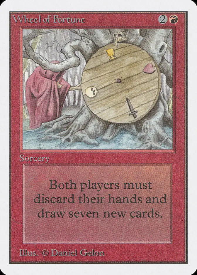 Magic: the Gathering MTG Wheel of Fortune [Unlimited Edition] Graded CGC 8.5 NM/Mint+ - Magic Card Single