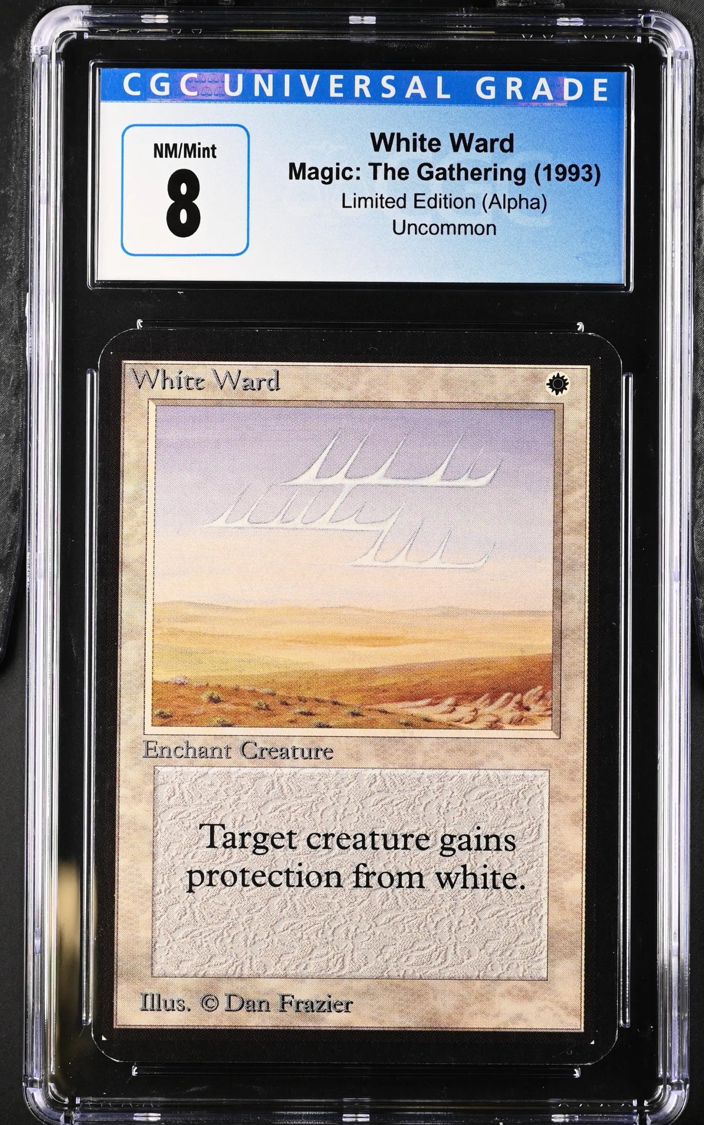 Magic: the Gathering MTG White Ward [Alpha Edition] Graded CGC 8 NM/Mint - Magic Card Single