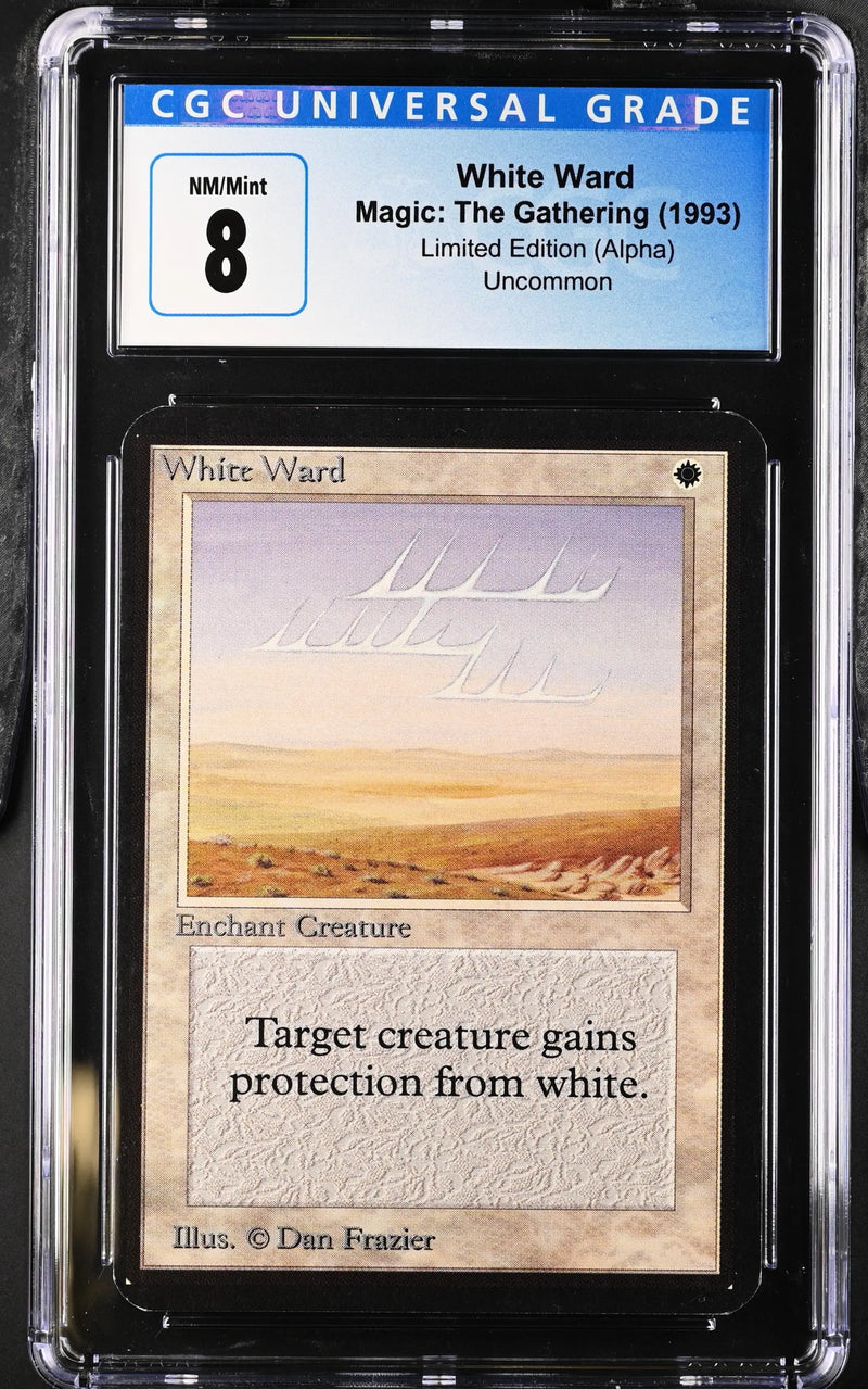 Magic: the Gathering MTG White Ward [Alpha Edition] Graded CGC 8 NM/Mint - Magic Card Single