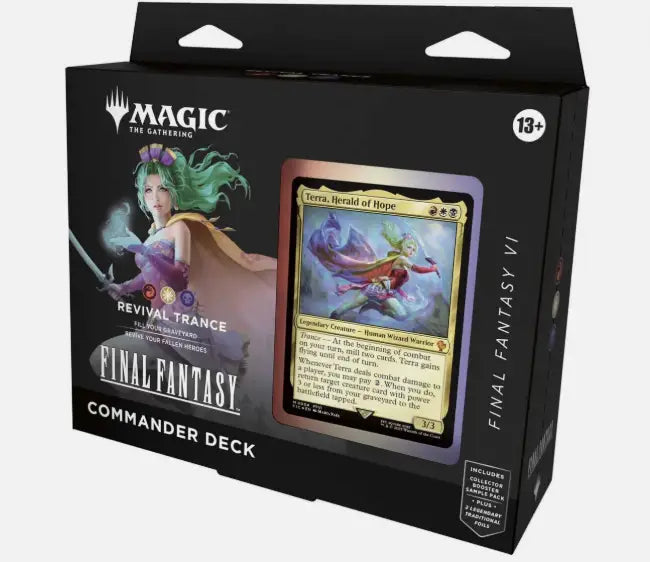 Black Magic The Gathering Revival Trance Final Fantasy Commander Deck fantasy commander deck