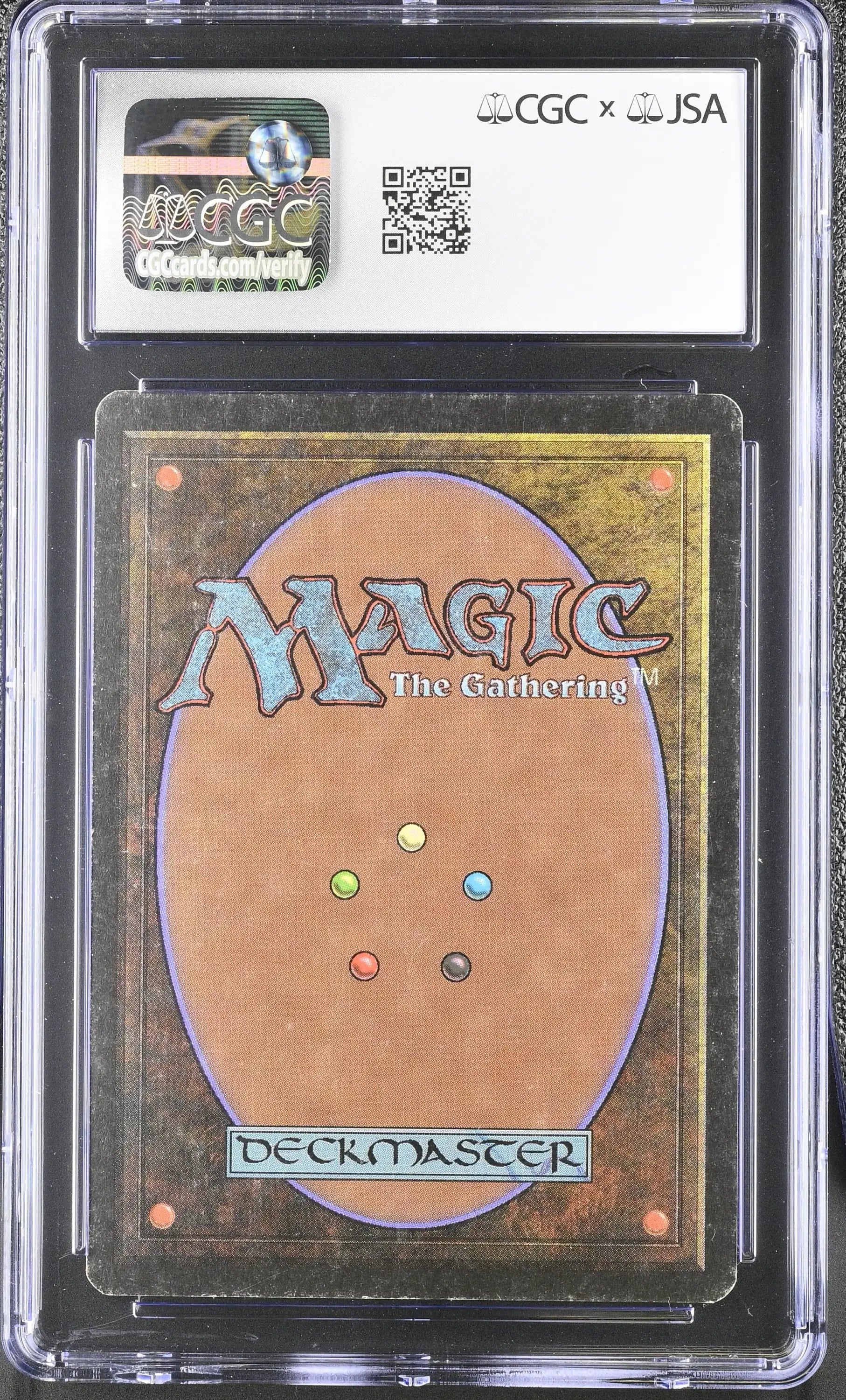 Magic: The Gathering Time Vault [Beta Edition] CGC x JSA Signed by Mark Tedin - Magic Card Single