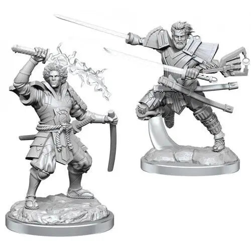 Magic The Gathering Unpainted Minis: Raiyuu & Isshin - Action Figure & Toy