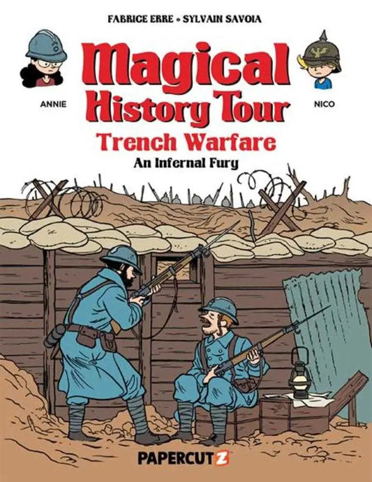 Comic book cover about trench warfare from Magical History Tour Hardcover Volume 16