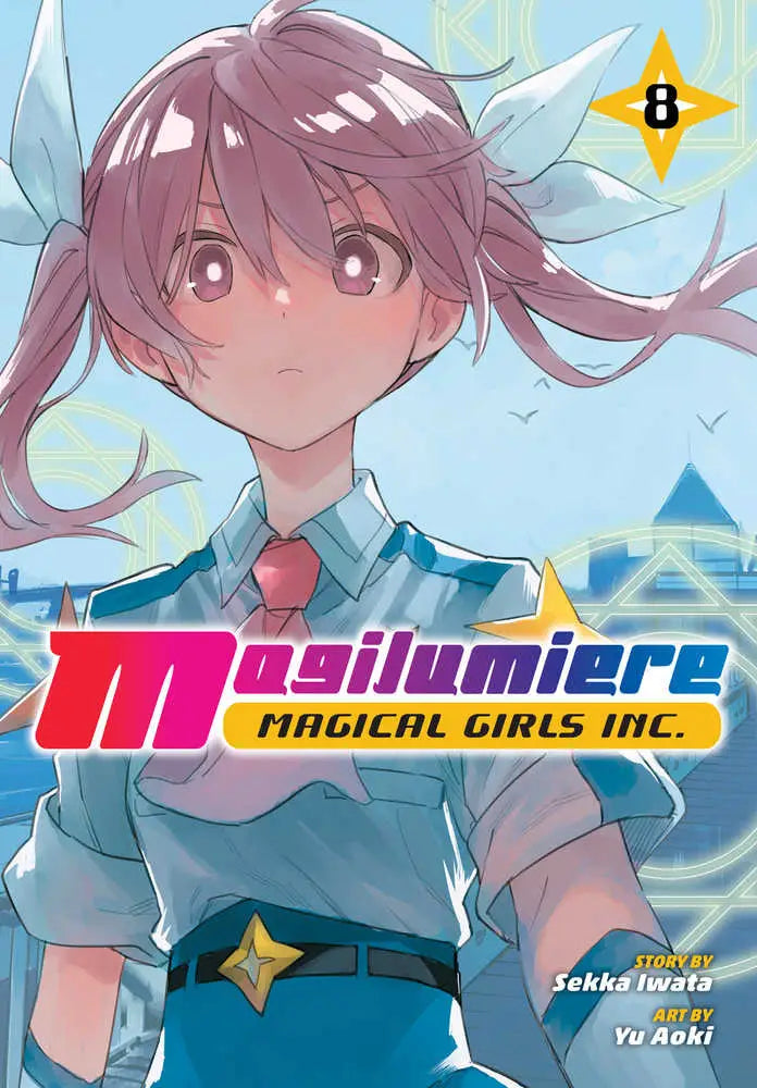 Manga cover featuring a magical girl from Magilumiere Magical Girls Inc Graphic Novel Volume 08