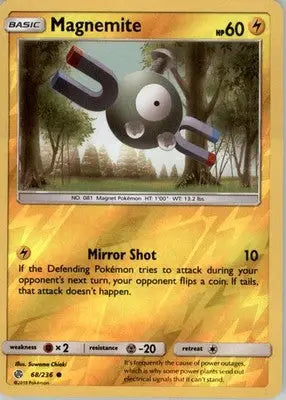 Magnemite - SM - Cosmic Eclipse - Reverse Holo LP - #68/236 - Pokémon Card Single