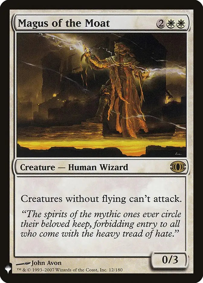 Magus of the Moat [Mystery Booster] Near Mint - Magic Card Single