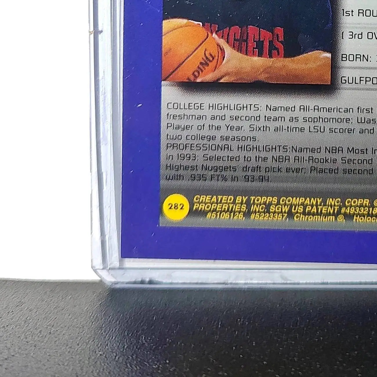 Mahmoud Abdul-Rauf 1994-95 Topps Finest #282 Collegiate Best - Basketball Card Single