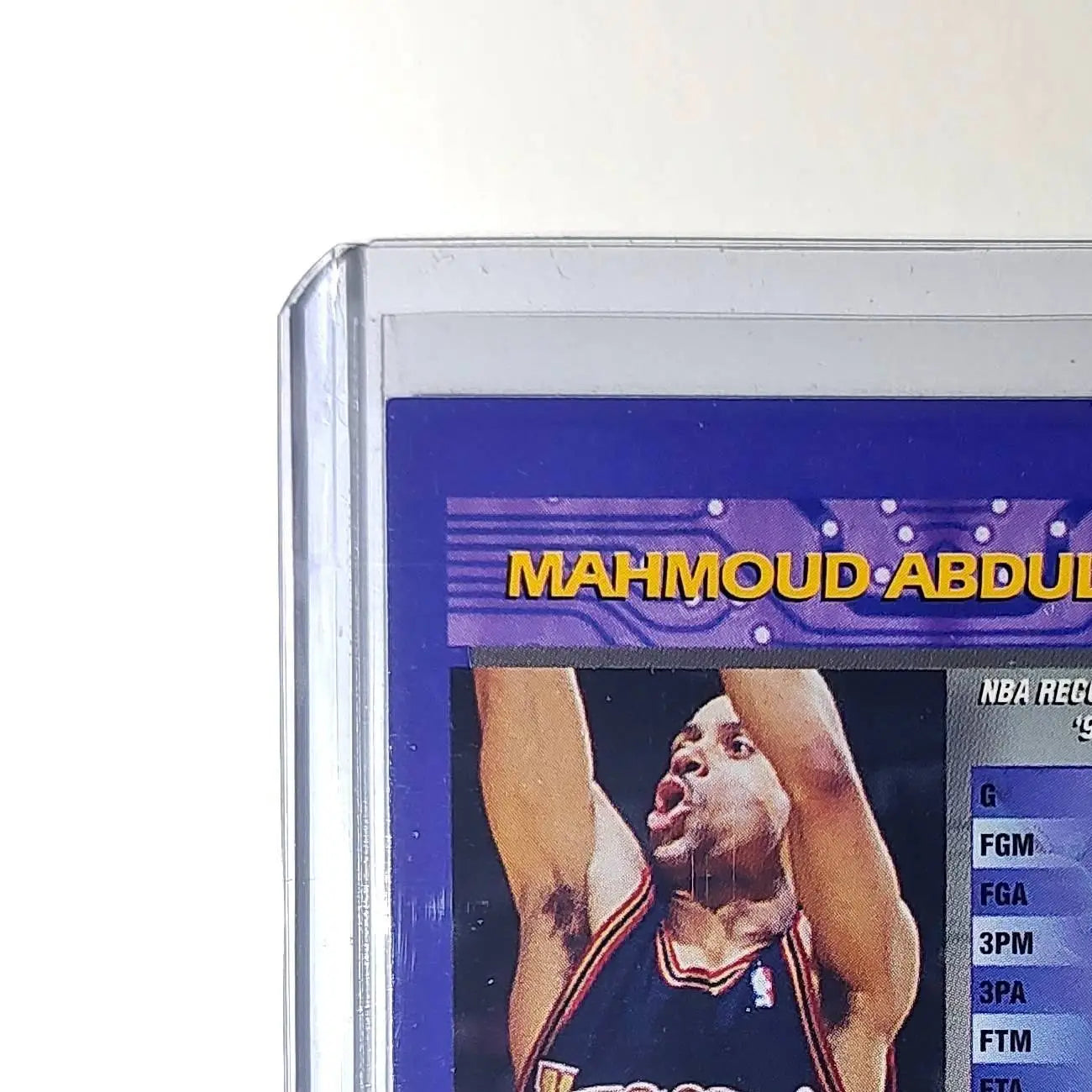 Mahmoud Abdul-Rauf 1994-95 Topps Finest #325 Card - Basketball Card Single