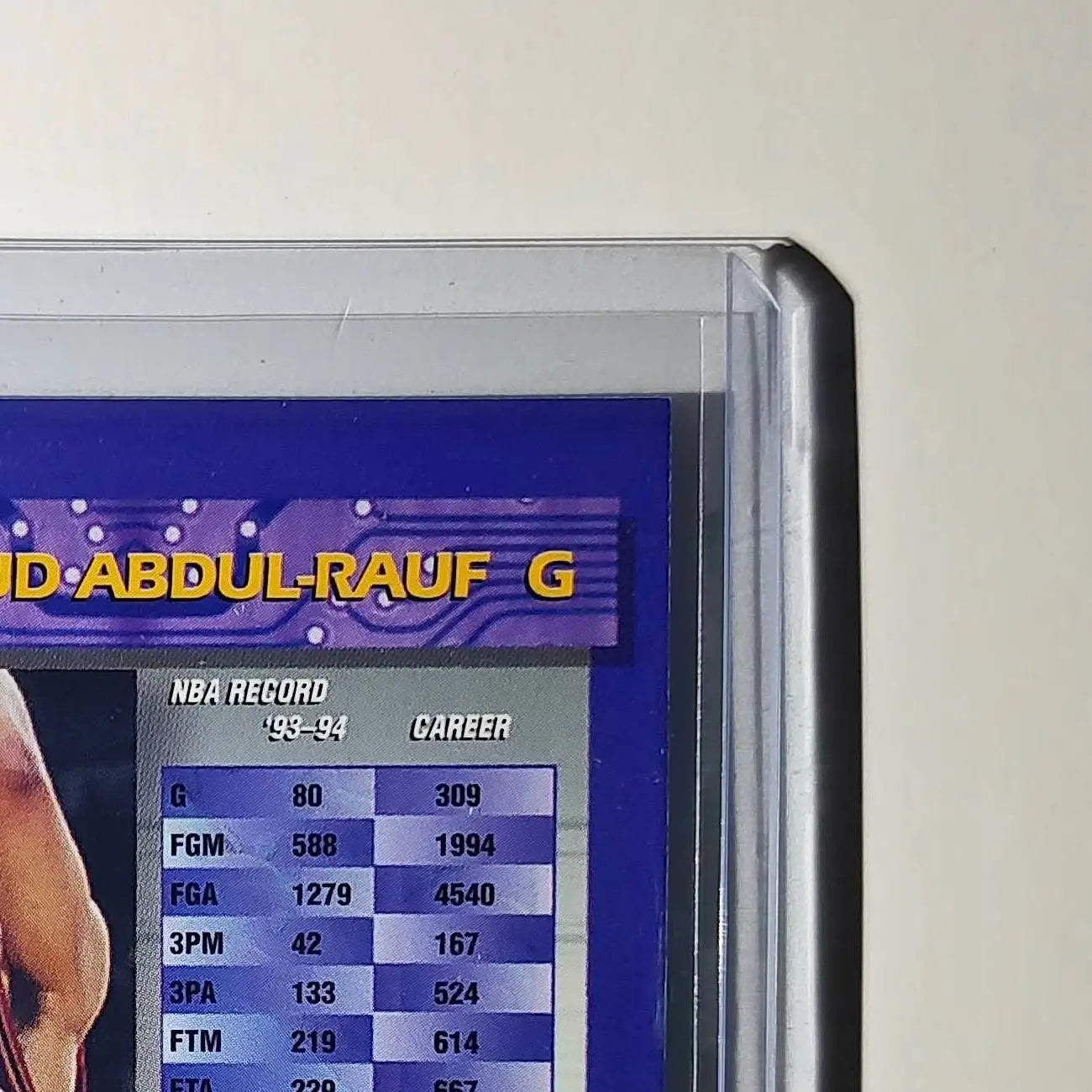 Mahmoud Abdul-Rauf 1994-95 Topps Finest #325 Card - Basketball Card Single