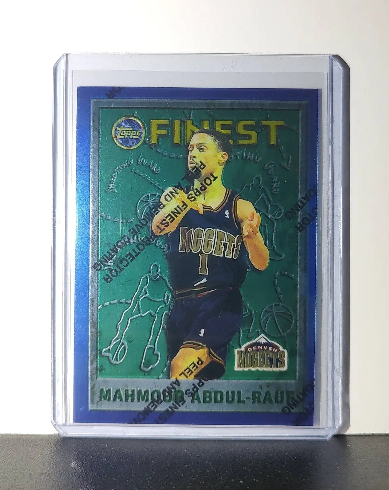 Mahmoud Abdul-Rauf 1995-96 Topps Finest NBA #182 Card Nuggets