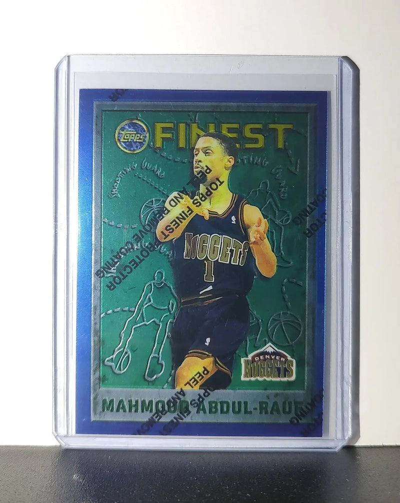 Mahmoud Abdul-Rauf 1995-96 Topps Finest NBA #182 Card Nuggets
