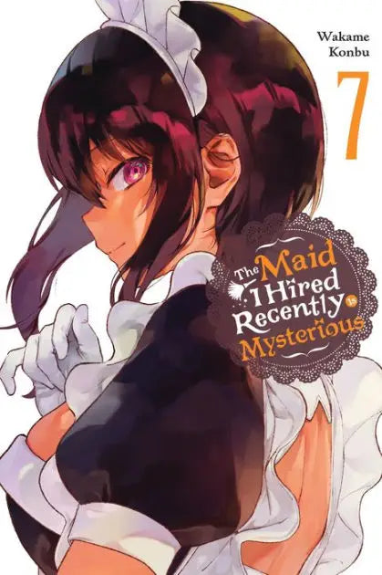 Manga cover of a maid for the Mysterious Graphic Novel Volume 07 from Hired Recently series