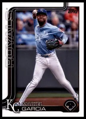 Maikel Garcia 2025 Topps #135 Kansas City Royals - Baseball Card Single