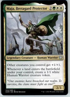 Maja Bretagard Protector - Kaldheim - LP - 222 - Magic Card Single