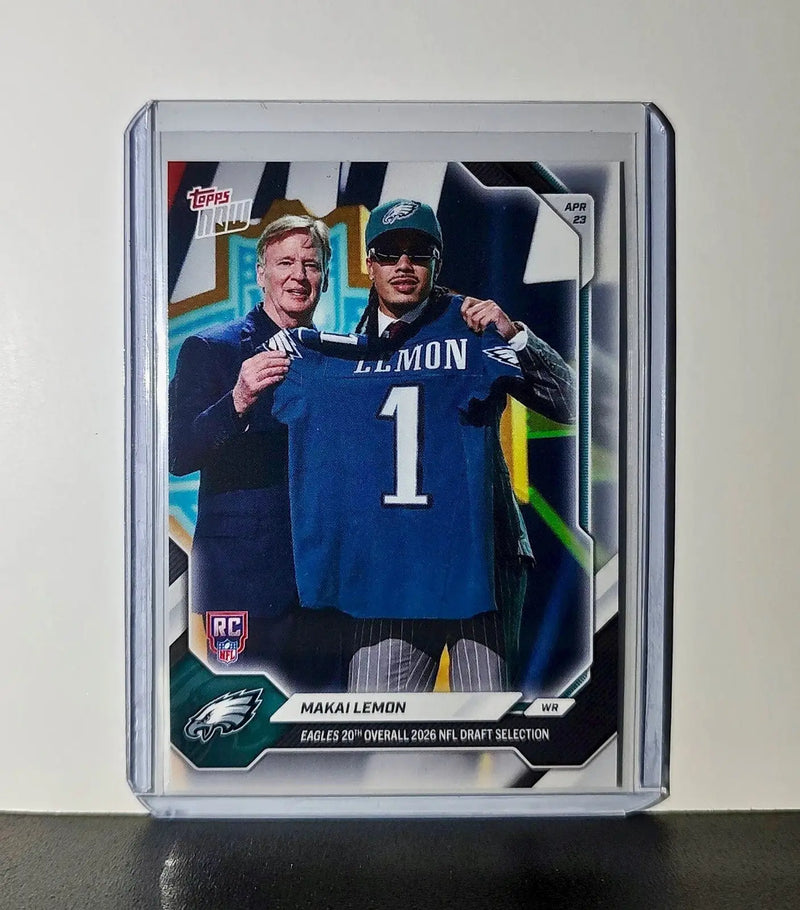 Makai Lemon Rookie 2026 Topps Now Draft Night #MLEM Card Philadelphia Eagles - Football Card Single