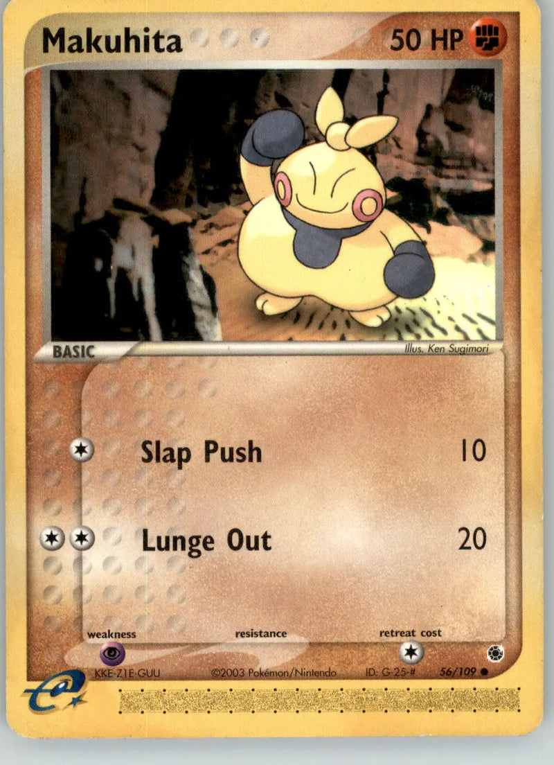 Makuhita - Ruby & Sapphire - 56/109 - MP Pokemon - Pokémon Card Single