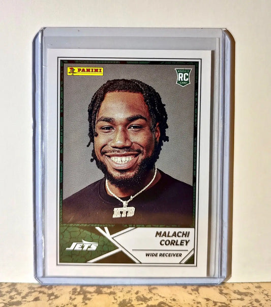 Malachi Corley 2024 Panini NFL #91 Rookie Sticker Card New York Jets - Football Card Single