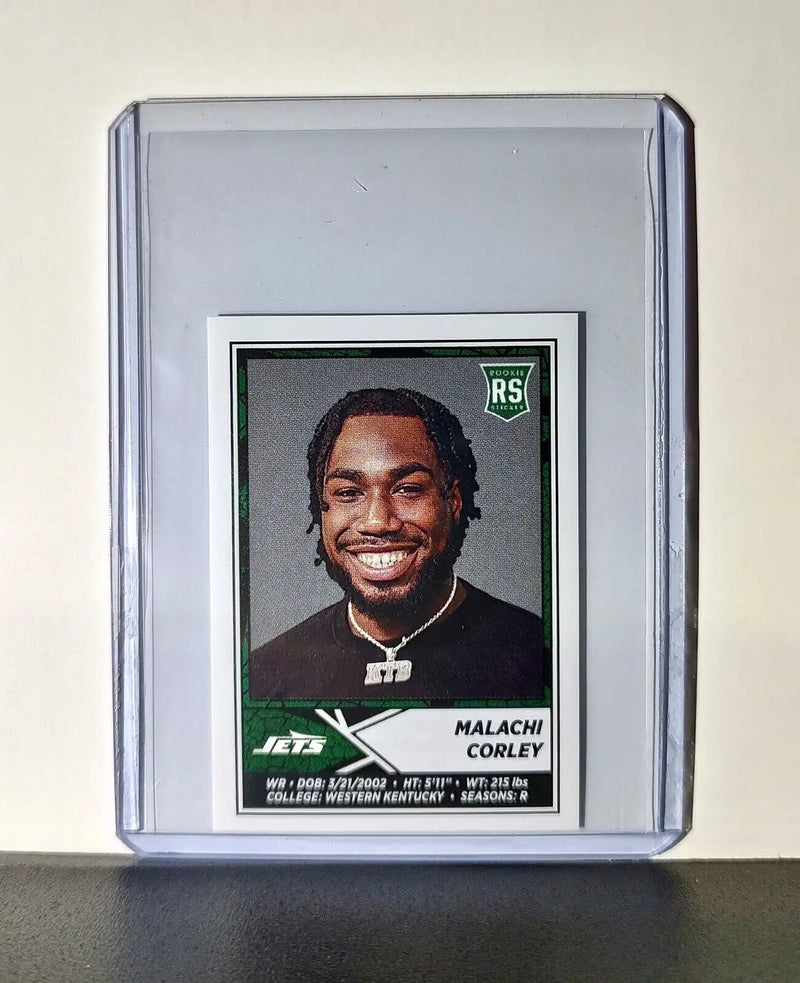 Malachi Corley 2024 Panini NFL Sticker #94 Rookie New York Jets