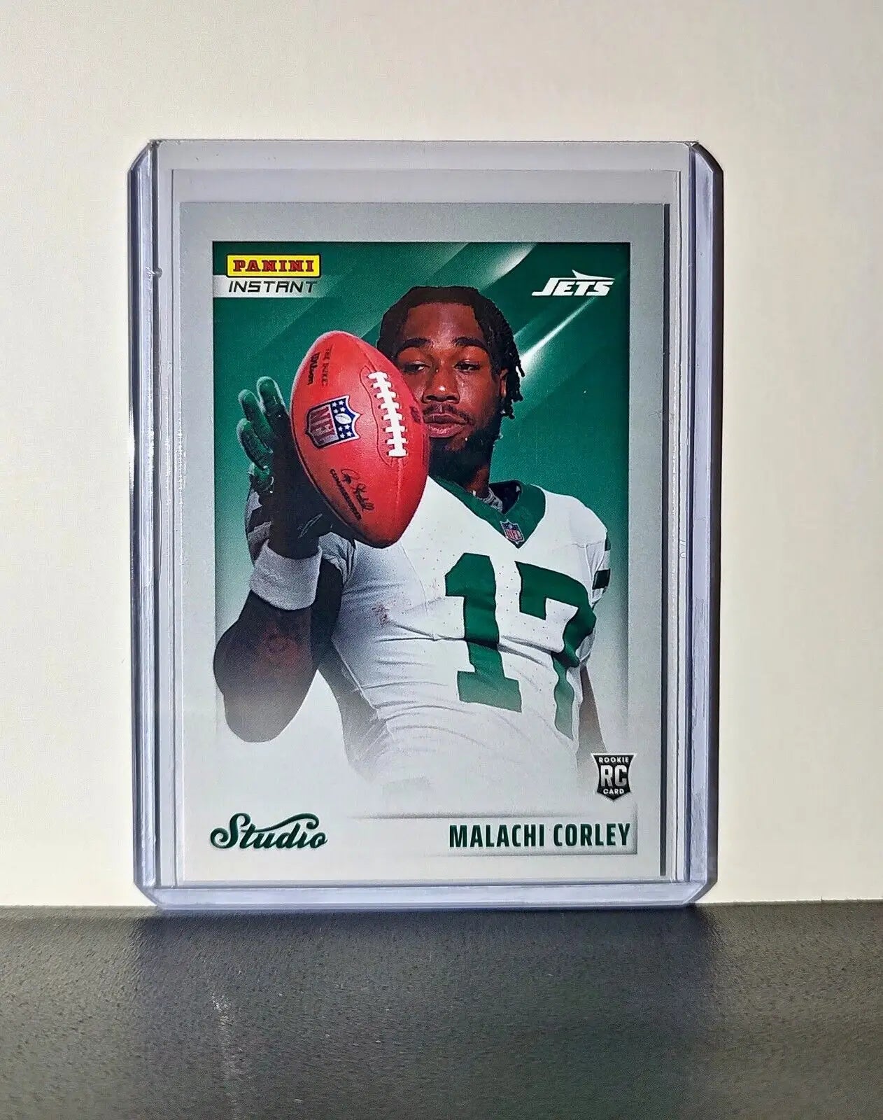 Malachi Corley 2024 Panini NFL Studio Rookies #21 Card New York Jets 1/1672 - Football Card Single