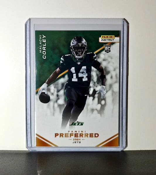 Malachi Corley 2024 Panini Preferred NFL #20 Rookie Card New York Jets 1/335 - Football Card Single