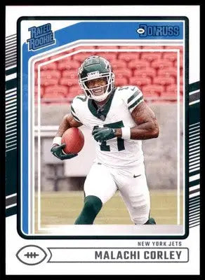 Malachi Corley Rookie 2024 Donruss #333 New York Jets - Football Card Single