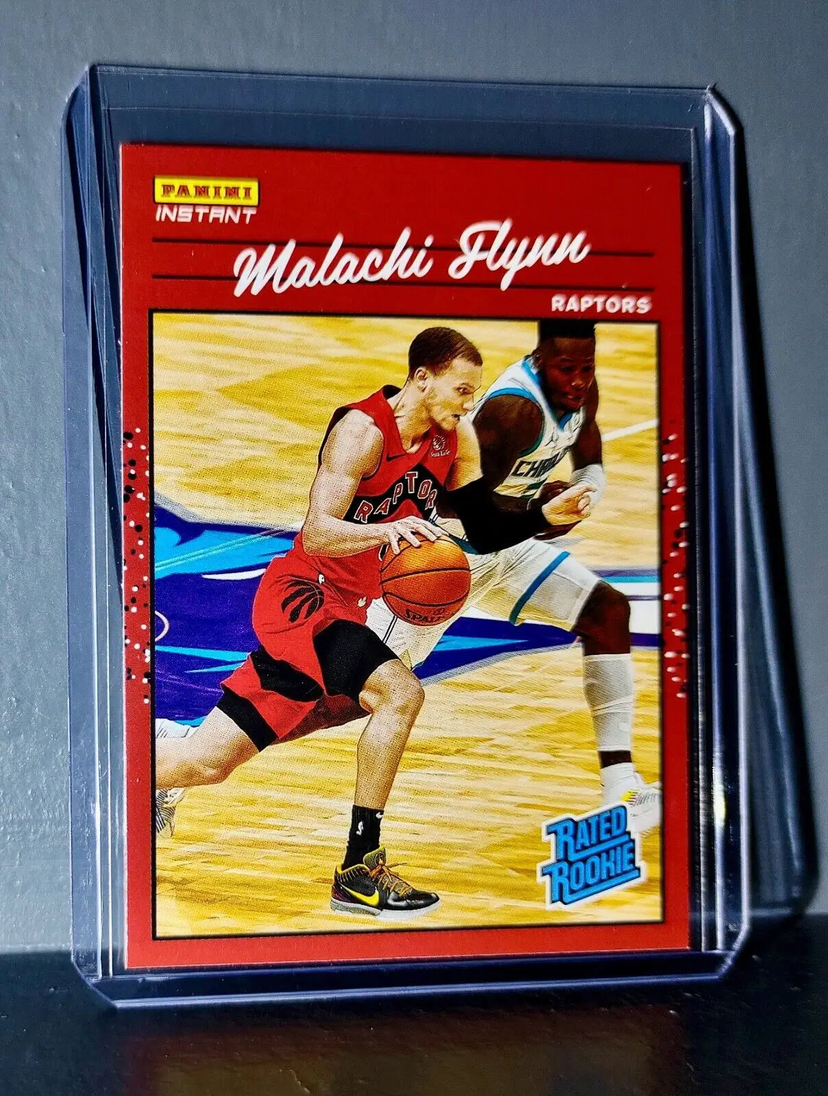 Malachi Flynn 2020-2021 Panini NBA Instant #28 Rated Rookie Retro Card 1/3558 - Basketball Card Single