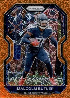 Malcolm Butler - 2020 Panini Prizm - #106 - Prizm Lazer Football - Football Card Single