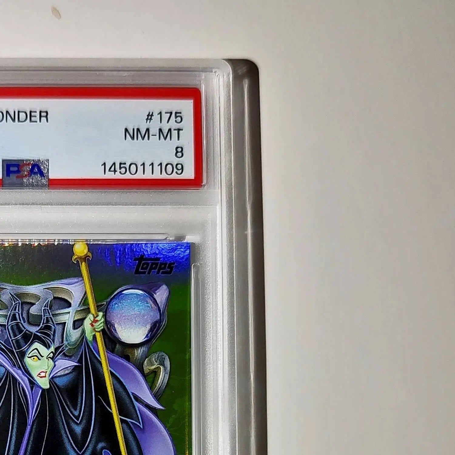 Maleficent 2025 Topps Disney Wonder #175 Card Sleeping Beauty PSA 8 NM-MT - Non-Sports Card Single