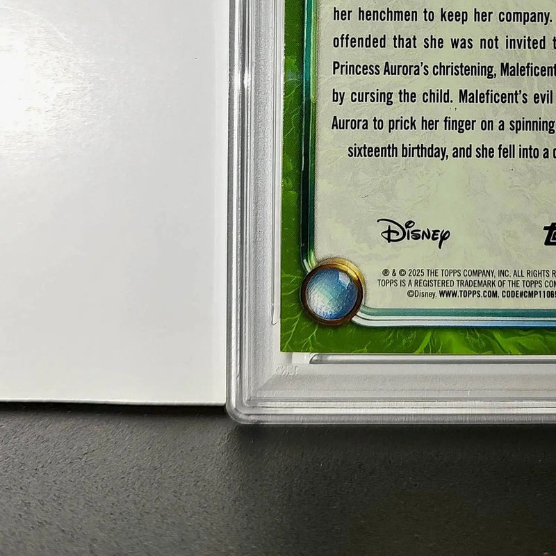 Maleficent 2025 Topps Disney Wonder #175 Card Sleeping Beauty PSA 8 NM-MT - Non-Sports Card Single