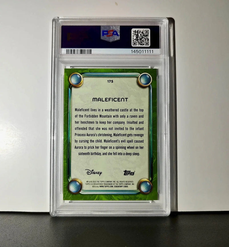 Maleficent 2025 Topps Disney Wonder #175 Card Sleeping Beauty PSA 9 - Non-Sports Card Single
