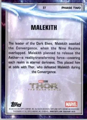 Malekith - 2025 Topps Chrome Marvel Studios - #37 - Non_sport - Non-Sports Card Single