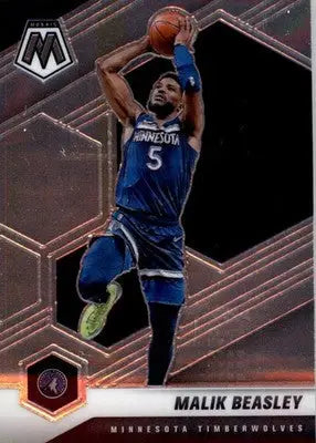 Malik Beasley - 2020-21 Panini Mosaic - #162 - Basketball - Basketball Card Single