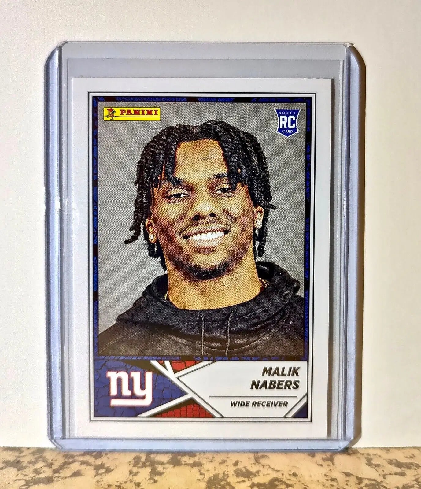 Malik Nabers 2024 Panini NFL #75 Rookie Sticker Card New York Giants - Football Card Single