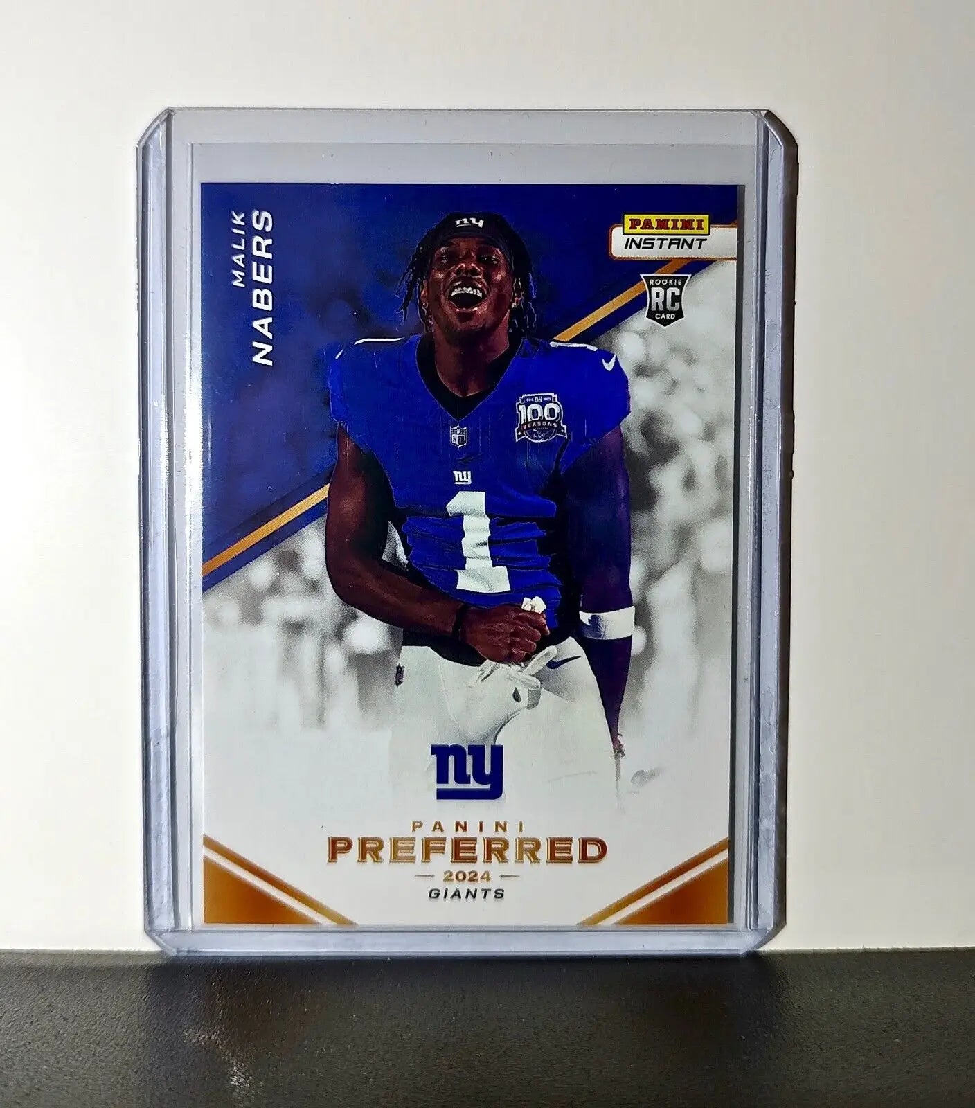 Malik Nabers 2024 Panini Preferred NFL #32 Rookie Card New York Giants 1/335 - Football Card Single