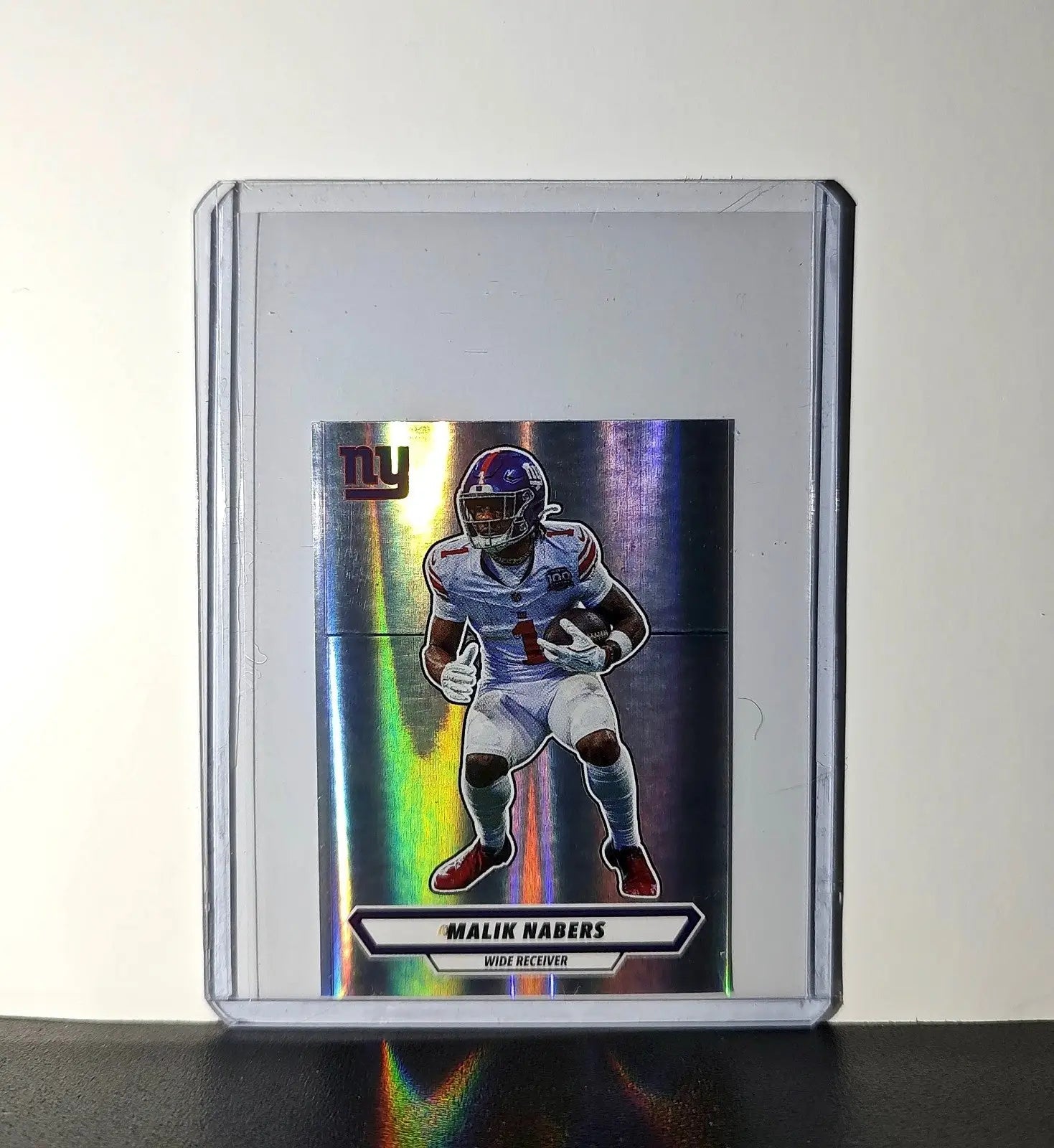 Malik Nabers 2025 Panini NFL #311 Foil Sticker New York Giants