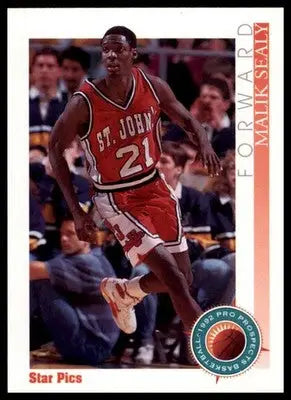 Malik Sealy 1992 Star Pics #46 St. John’s Redmen - Basketball Card Single