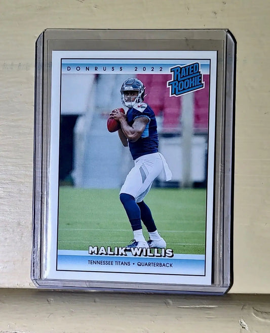 Malik Willis 2022 NFL Panini #25 Rated Rookie Retro Football Card 1/4094 - Football Card Single