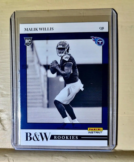 Malik Willis 2022 Panini NFL Black & White Rookies #25 Football Card 1 of 649 - Football Card Single