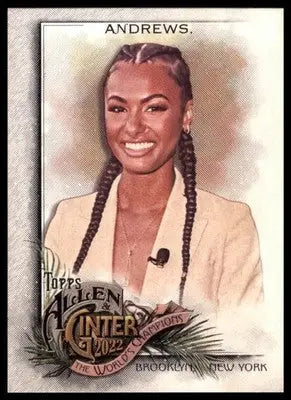 Malika Andrews 2022 Topps Allen & Ginter #258 - Basketball Card Single