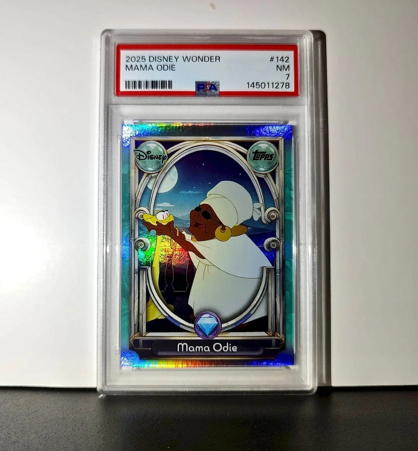 Mama Odie 2025 Topps Disney #142 Diamond Card The Princess and the Frog PSA 7 - Non-Sports Card Single