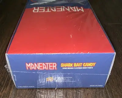 Maneater Shark Bait Candy Body Parts 12ct JAWS Shark Tins Boston America Display - Collectibles