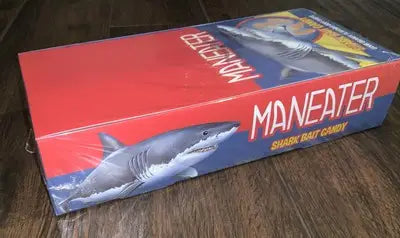 Maneater Shark Bait Candy Body Parts 12ct JAWS Shark Tins Boston America Display - Collectibles