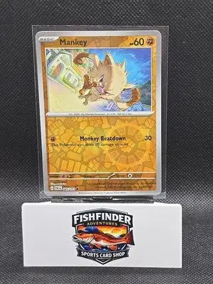 Mankey 045/091 SV: Paldean Fates Reverse Holo - Pokémon Card Single