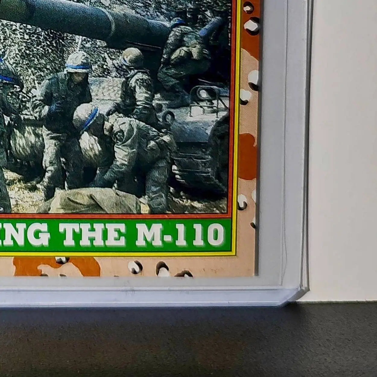 Manning the M-110 Howitzer 1991 Topps Desert Storm #39 Card