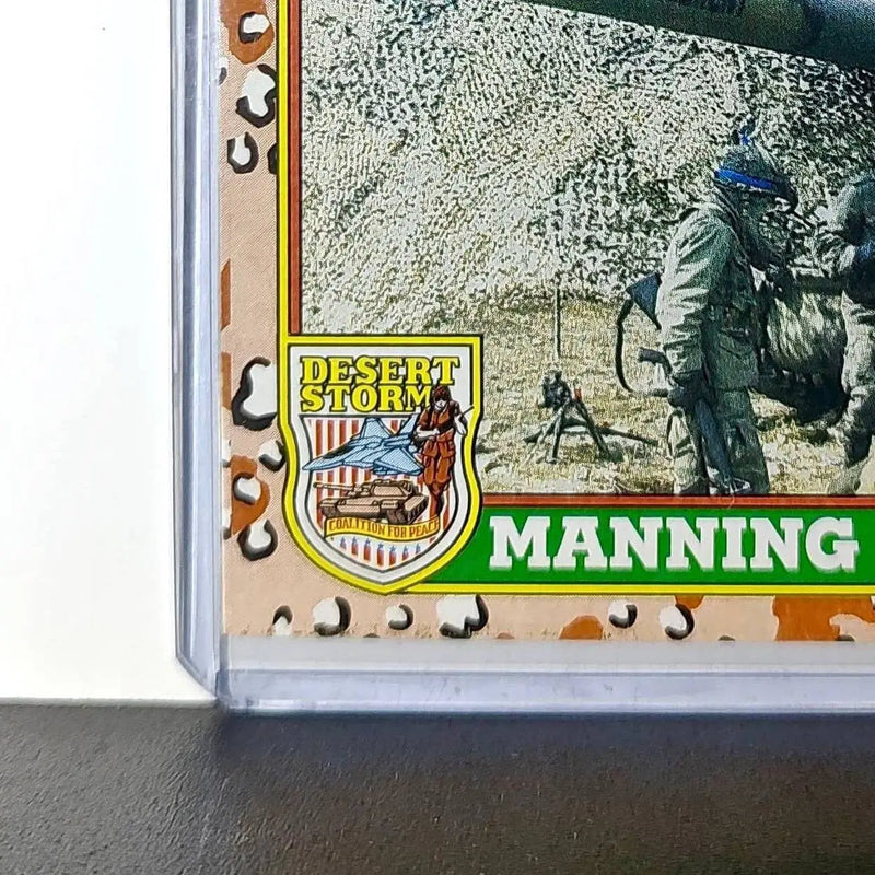 Manning the M-110 Howitzer 1991 Topps Desert Storm #39 Card