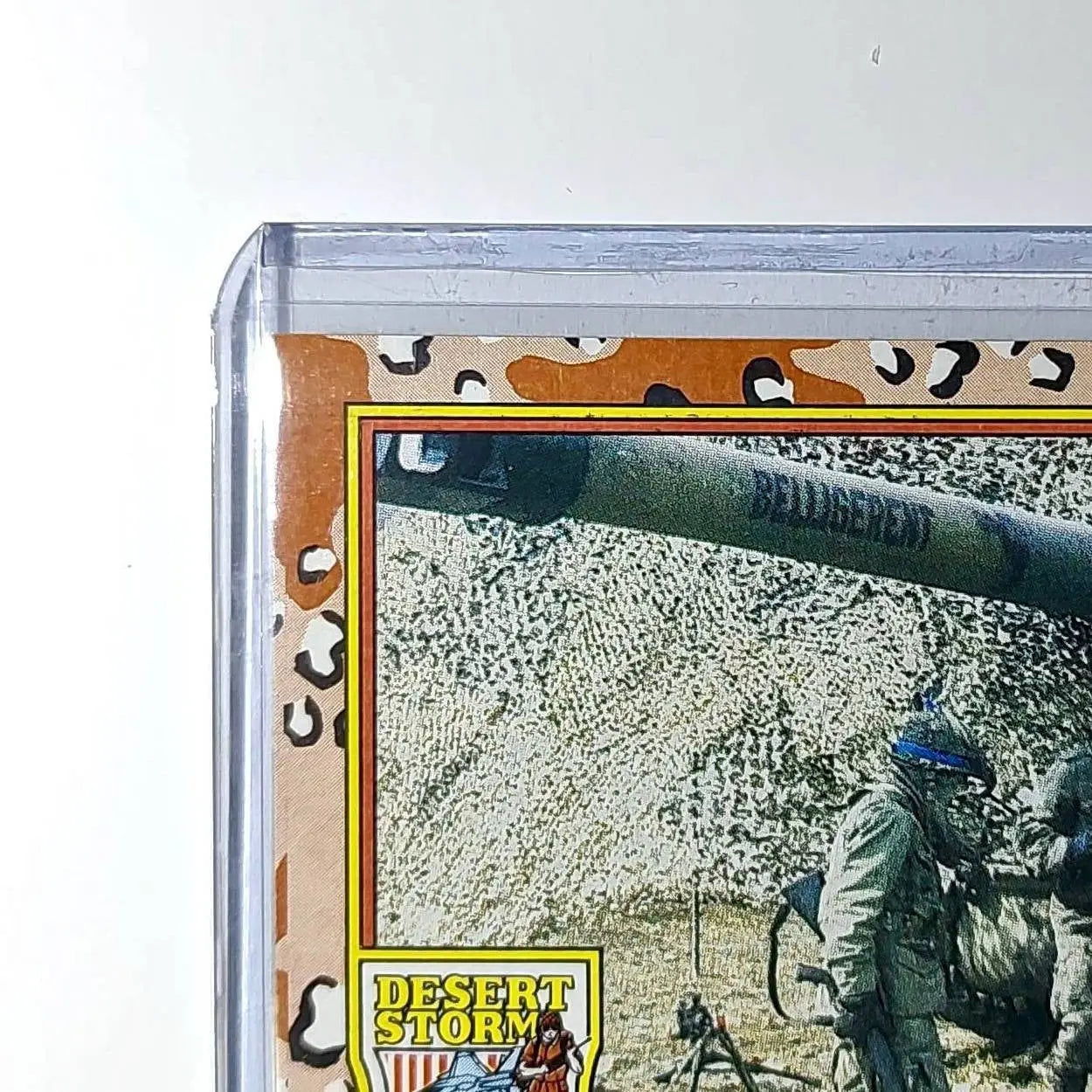 Manning the M-110 Howitzer 1991 Topps Desert Storm #39 Card