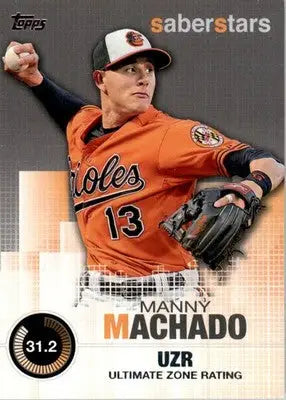 Manny Machado - 2014 Topps - #SST-19 - Saber Stars Baseball - Baseball Card Single